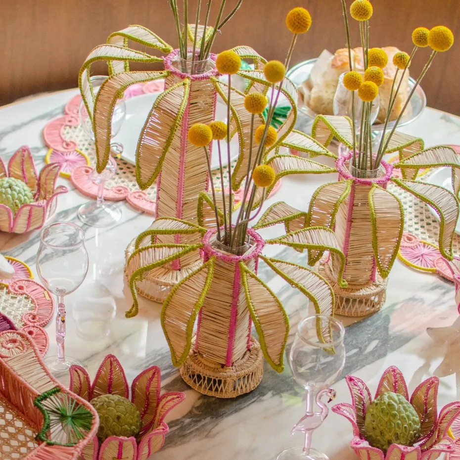 Candle Holders | Bizatino Collection*Mercedes Salazar La Palmera Candle Holder/ Flower Vase